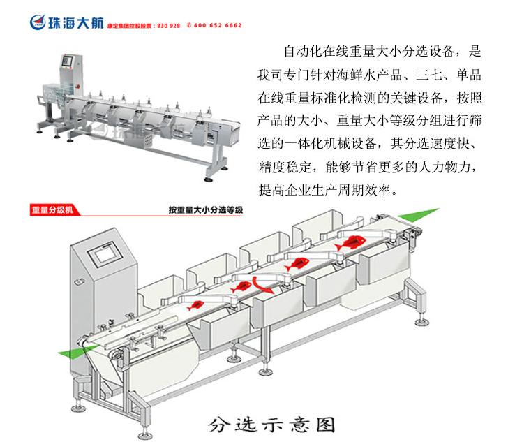 稱重分選機(jī)示意圖